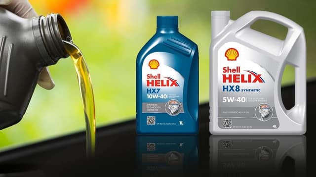 Замена масла Shell Helix